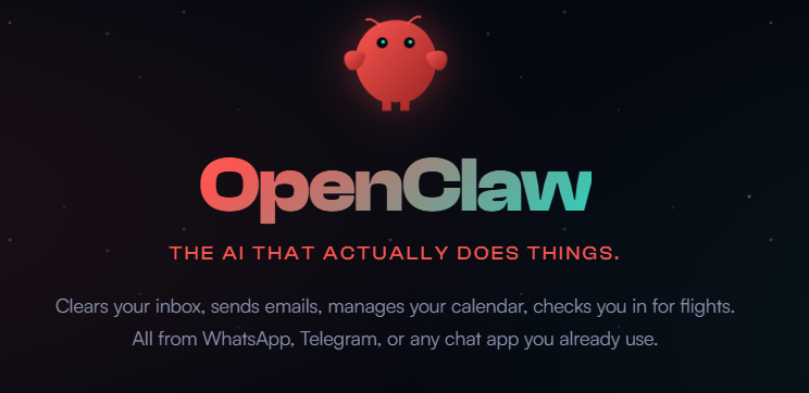 Screenshot Open Claw