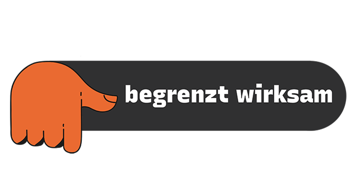 begrenzt wirksam